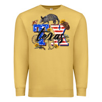 Antique Gold texas tx Premium Sweatshirt - Zillion Design Studio