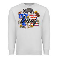 Dove Grey texas tx Premium Sweatshirt - Zillion Design Studio