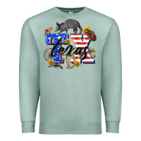 Seafoam texas tx Premium Sweatshirt - Zillion Design Studio