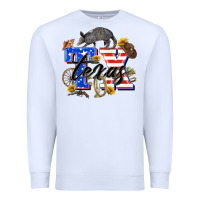 White texas tx Premium Sweatshirt - Zillion Design Studio