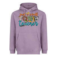 Lavender just a small town teacher Heavyweight Hoodie - texasbilliewilder