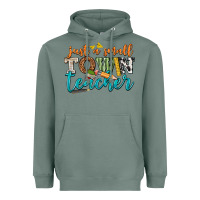 Sage just a small town teacher Heavyweight Hoodie - texasbilliewilder