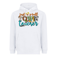 White just a small town teacher Heavyweight Hoodie - texasbilliewilder