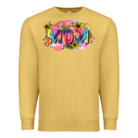 Antique Gold tie dye mom Premium Sweatshirt - Zillion Design Studio