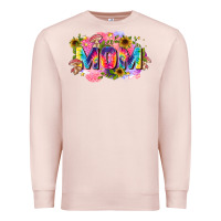 Pale Pink tie dye mom Premium Sweatshirt - Zillion Design Studio