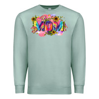 Seafoam tie dye mom Premium Sweatshirt - Zillion Design Studio