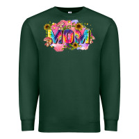 Sports Green tie dye mom Premium Sweatshirt - Zillion Design Studio