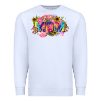 White tie dye mom Premium Sweatshirt - Zillion Design Studio