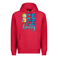 Cardinal ice ice baby with popsicle Premium Hoodie - AdoDesignShop