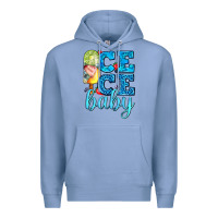 Colony Blue ice ice baby with popsicle Premium Hoodie - AdoDesignShop
