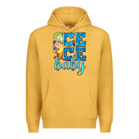 Mustard ice ice baby with popsicle Premium Hoodie - AdoDesignShop