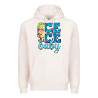 Pale Pink ice ice baby with popsicle Premium Hoodie - AdoDesignShop