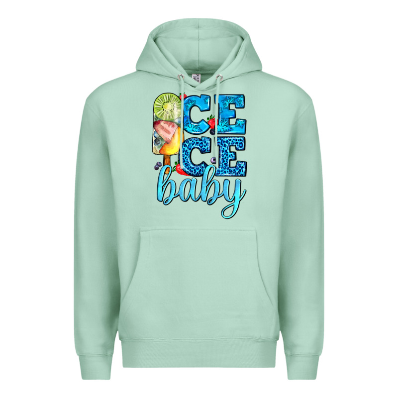 Ice Ice Baby With Popsicle Premium Hoodie by AdoDesignShop | Teevron