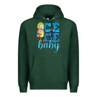 Sports Green ice ice baby with popsicle Premium Hoodie - AdoDesignShop