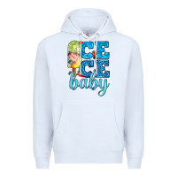 White ice ice baby with popsicle Premium Hoodie - AdoDesignShop