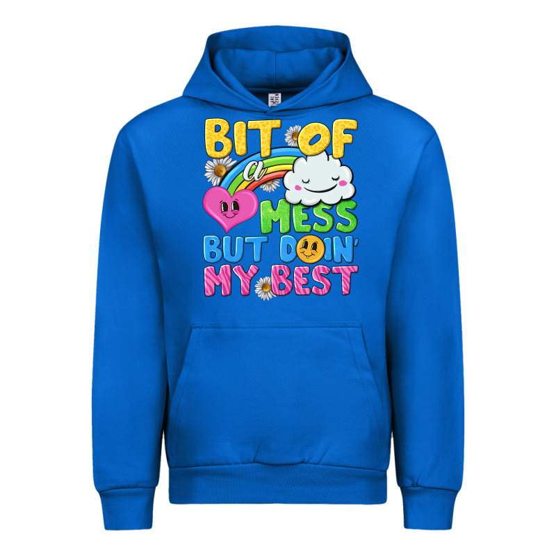 Bit Of A Mess But Doin My Best Urban Hoodie by NancyCooperArtShop | Teevron
