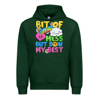 Forest Green bit of a mess but doin my best Urban Hoodie - NancyCooperArtShop