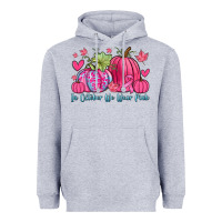 Heather Grey in october we wear pink Heavyweight Hoodie - Zillion Design Studio