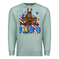 Seafoam trust in the lord Premium Sweatshirt - Zillion Design Studio