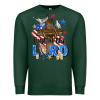 Sports Green trust in the lord Premium Sweatshirt - Zillion Design Studio