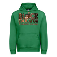 Emerald black educator by popular demand Urban Hoodie - NancyCooperArtShop
