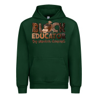 Foreset Green black educator by popular demand Urban Hoodie - NancyCooperArtShop