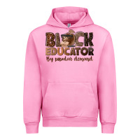 Fuchsia Pink black educator by popular demand Urban Hoodie - NancyCooperArtShop