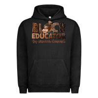 Pigment Black black educator by popular demand Urban Hoodie - NancyCooperArtShop