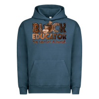 Pigment Midnight Navy black educator by popular demand Urban Hoodie - NancyCooperArtShop