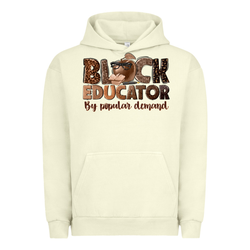 Black Educator By Popular Demand Urban Hoodie by NancyCooperArtShop | Teevron