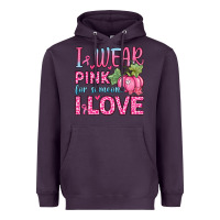 Plum i wear pink for someone i love Heavyweight Hoodie - Zillion Design Studio
