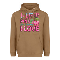 Toasted Coconut i wear pink for someone i love Heavyweight Hoodie - Zillion Design Studio