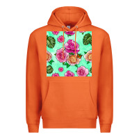 Carrot floral background Premium Hoodie - BundleAndBundleShop