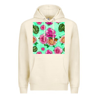 Tofu floral background Premium Hoodie - BundleAndBundleShop