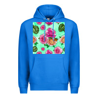 True Royal floral background Premium Hoodie - BundleAndBundleShop