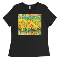 Black fall leaf tumbler Ladies Tee - BarkalooDesign