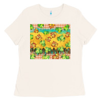 Bone fall leaf tumbler Ladies Tee - BarkalooDesign