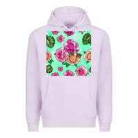 Lilac floral background Premium Hoodie - BundleAndBundleShop