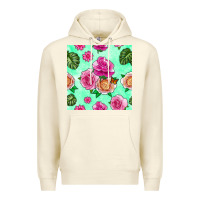 Sandshell floral background Premium Hoodie - BundleAndBundleShop