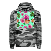Slate Camo floral background Premium Hoodie - BundleAndBundleShop