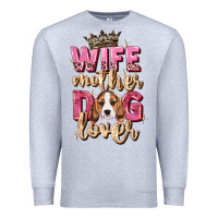 Heather Grey wife mother dog lover Premium Sweatshirt - Zillion Design Studio