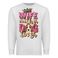 Oatmeal Heather wife mother dog lover Premium Sweatshirt - Zillion Design Studio