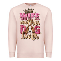 Wife Mother Dog Lover Premium Sweatshirt | Teevron