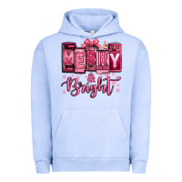 Pigment Grape Ice merry and bright pink Christmas Urban Hoodie - Jasminsmagicworld
