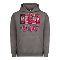 Pigment Tornado merry and bright pink Christmas Urban Hoodie - Jasminsmagicworld