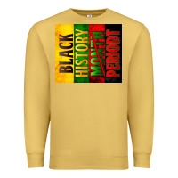 Antique Gold Black History Month periodt Premium Sweatshirt - Zillion Design Studio