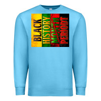 Ocean Blue Black History Month periodt Premium Sweatshirt - Zillion Design Studio