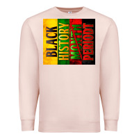 Pale Pink Black History Month periodt Premium Sweatshirt - Zillion Design Studio