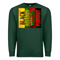 Sports Green Black History Month periodt Premium Sweatshirt - Zillion Design Studio