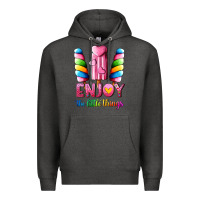 Charcoal Heather enjoy the little things Premium Hoodie - AdoDesignShop